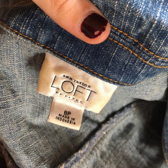 Vintage LOFT stylish denim jacket - Picture 6 of 6